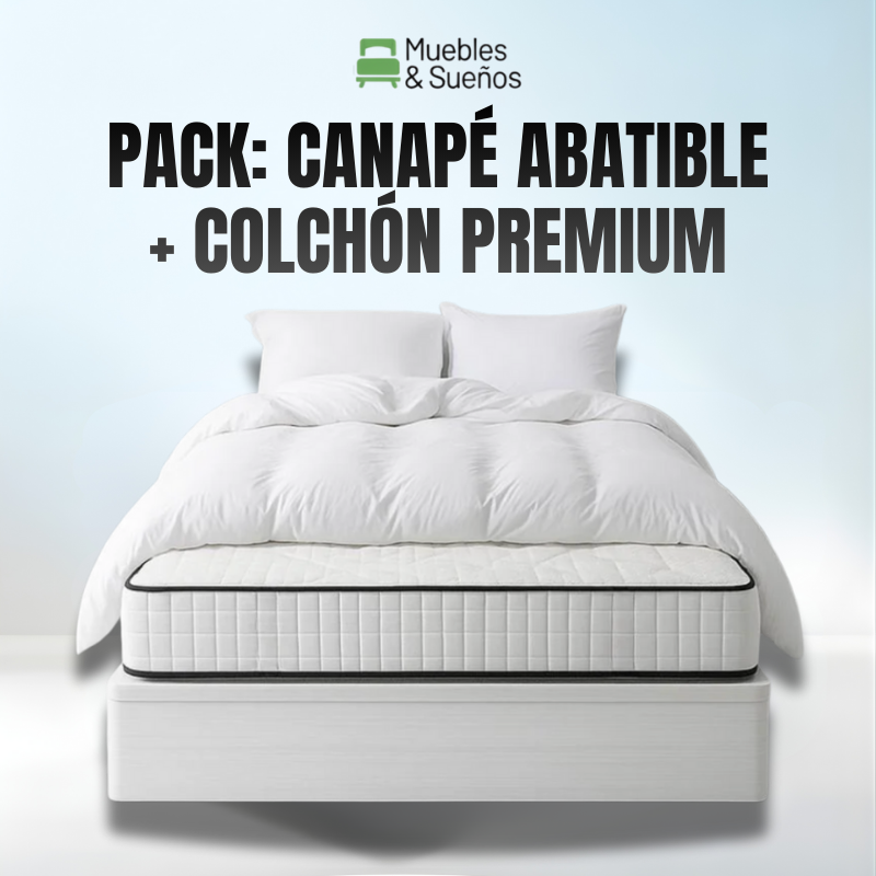 Pack - Canapé Abatible + Colchón premium 25cm