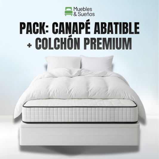 Pack - Canapé Abatible + Colchón premium 25cm